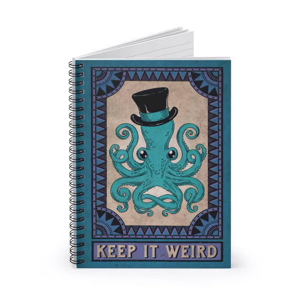 Trixie & Milo - “KEEP IT WEIRD” Octopus Notebook