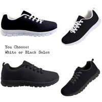 Solid Black CLASSIC WALKING SHOES **REQUEST A PREORDER INVOICE**