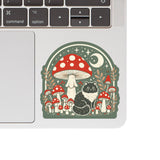 Juju and Moxie - Moon Mushroom Kitty Cat Vinyl Sticker