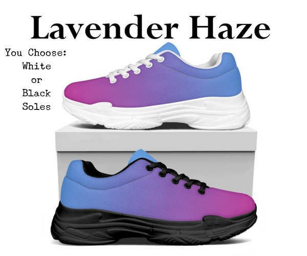 Ombre Lavender Haze Kitty Kicks™️ MODERN WALKING SHOES **REQUEST A PREORDER INVOICE** ($5 deposit will be applied to your full invoice)
