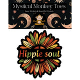 Mystical Monkey Toes - “Hippie Soul” Sticker