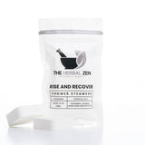 The Herbal Zen - Shower Steamer 2-Pack: RISE AND RECOVER (Peppermint, Lavender, Lemon, Basil, and Patchouli)