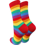 Imagery Socks - Rainbow Stripe Adult Socks