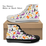 I Smell Children CANVAS HIGH TOP SHOES **REQUEST A PREORDER INVOICE**