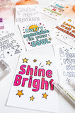 A Brighter Year - Color-Your-Own Affirmations Cards