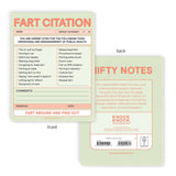 Hachette Book Group - Nifty Note Pad: FART CITATION