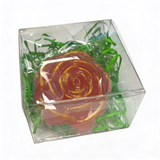 Silk Spin Sugars - Japanese Kohakutou Crystal Candy: Jumbo Strawberry Rose