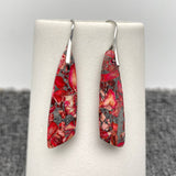 Mio Queena - Red Emperor Stone Agate Earrings