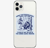 Juju and Moxie - Embarrassed Bigfoot Vinyl Sticker