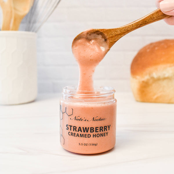 Nate's Nectar - Strawberry Creamed Honey
