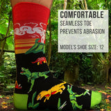 Imagery Socks - Dinosaur Adult Socks (Size Large)