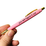 FUN CLUB - Gentle Reminders Pen Set