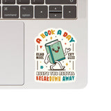 Juju and Moxie - A Book A Day Vinyl Sticker
