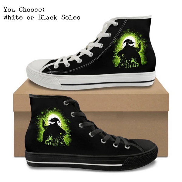 I am the Shadow CANVAS HIGH TOP SHOES **REQUEST A PREORDER INVOICE**