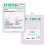 Hachette Book Group - Nifty Note Pad: APOLOGY