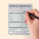 Hachette Book Group - Nifty Note Pad: GENTLE REMINDER