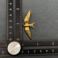 Mio Queena - 18K Gold-Plated Flying Bird Stud Earrings