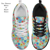 Oil Painted Flowers CLASSIC WALKING SHOES **REQUEST A PREORDER INVOICE**