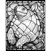Mystical Monkey Toes - Beautiful Animals Coloring Sheets With Stackable Crayon