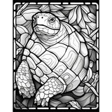 Mystical Monkey Toes - Beautiful Animals Coloring Sheets With Stackable Crayon
