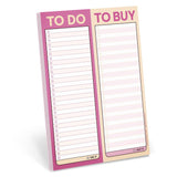 Hachette Book Group - Perforated Note Pad: To Do / To Buy