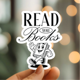 Mystical Monkey Toes - “Read More Books” Vinyl Sticker