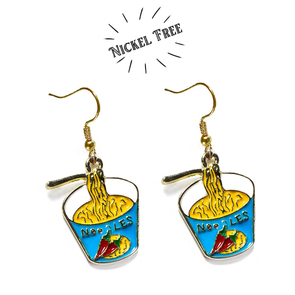 Songbird Artistry - Ramen Noodles Earrings