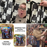 PP Shopping Tote - Peek a Boo Cats