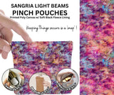Pinch Pouch 3-Piece Set: Sangria Light Beams