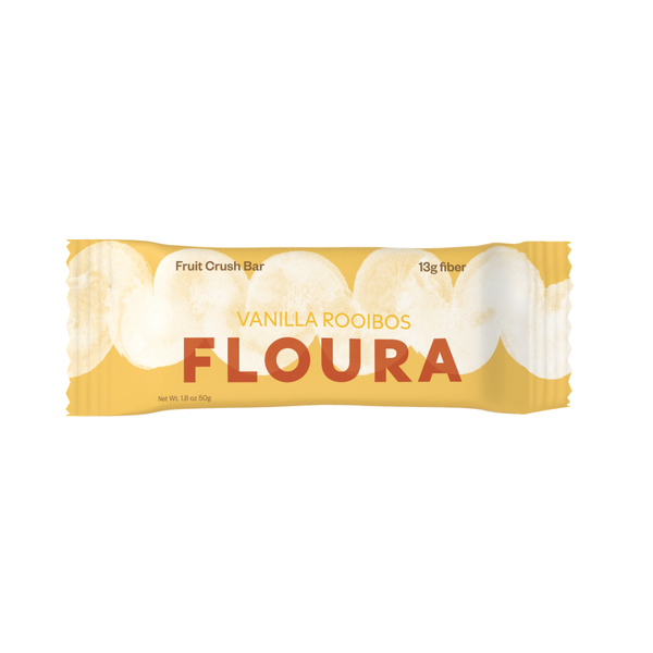 Floura - High Fiber Fruit Crush Bar: Vanilla Rooibos