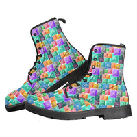Rainbow Elements Kitty Kicks™️ COMBAT BOOTS **REQUEST A PREORDER INVOICE** ($5 deposit will be applied to your full invoice)