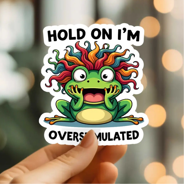 Mystical Monkey Toes - Overstimulated Frog Sticker