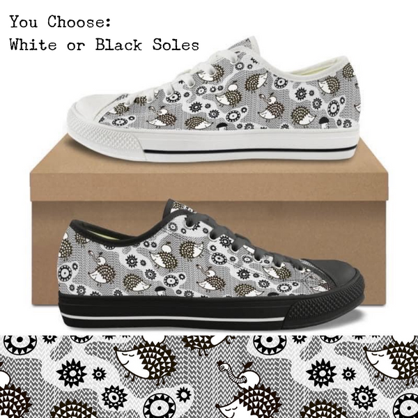 Hedgehogs CANVAS LOW TOP SHOES **REQUEST A PREORDER INVOICE**