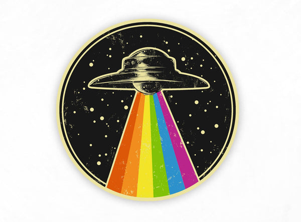 BoyPilot Goods - Rainbow UFO Sticker
