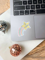 One & Only Paper - “I Tried” Shooting Star Glitter Sticker