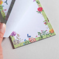 Alla Dickson Art -  Bohemian Butterfly Wildflower Notepad