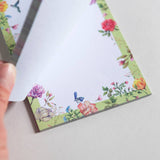 Alla Dickson Art -  Bohemian Butterfly Wildflower Notepad
