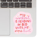 Juju and Moxie - My Reading Workout Vinyl Sticker