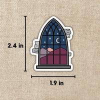 Kingdom of Threads - Fantasy Window Sticker