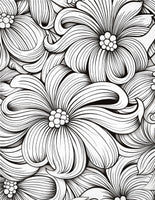Mystical Monkey Toes - Beautiful Flower Coloring Sheets With Stackable Crayon