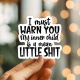 Mystical Monkey Toes - “…My Inner Child…” Sticker NSFW