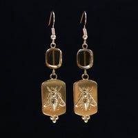 JAC Jewelry Designs - Golden Bee Earrings