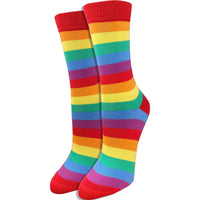 Imagery Socks - Rainbow Stripe Adult Socks