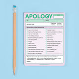 Hachette Book Group - Nifty Note Pad: APOLOGY