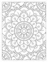Mystical Monkey Toes - Mandala Coloring Sheets With Stackable Crayon