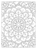 Mystical Monkey Toes - Mandala Coloring Sheets With Stackable Crayon