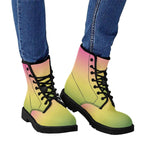 Ombre Tropical Kitty Kicks™️ COMBAT BOOTS **REQUEST A PREORDER INVOICE** ($5 deposit will be applied to your full invoice)