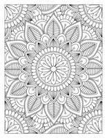 Mystical Monkey Toes - Mandala Coloring Sheets With Stackable Crayon