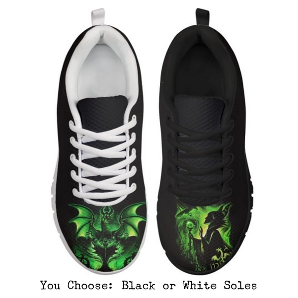 Evil Mistress & Dragon Kitty Kicks™️ CLASSIC WALKING SHOES **REQUEST A PREORDER INVOICE** ($5 deposit will be applied to your full invoice)