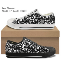Dog Love CANVAS LOW TOP SHOES **REQUEST A PREORDER INVOICE**